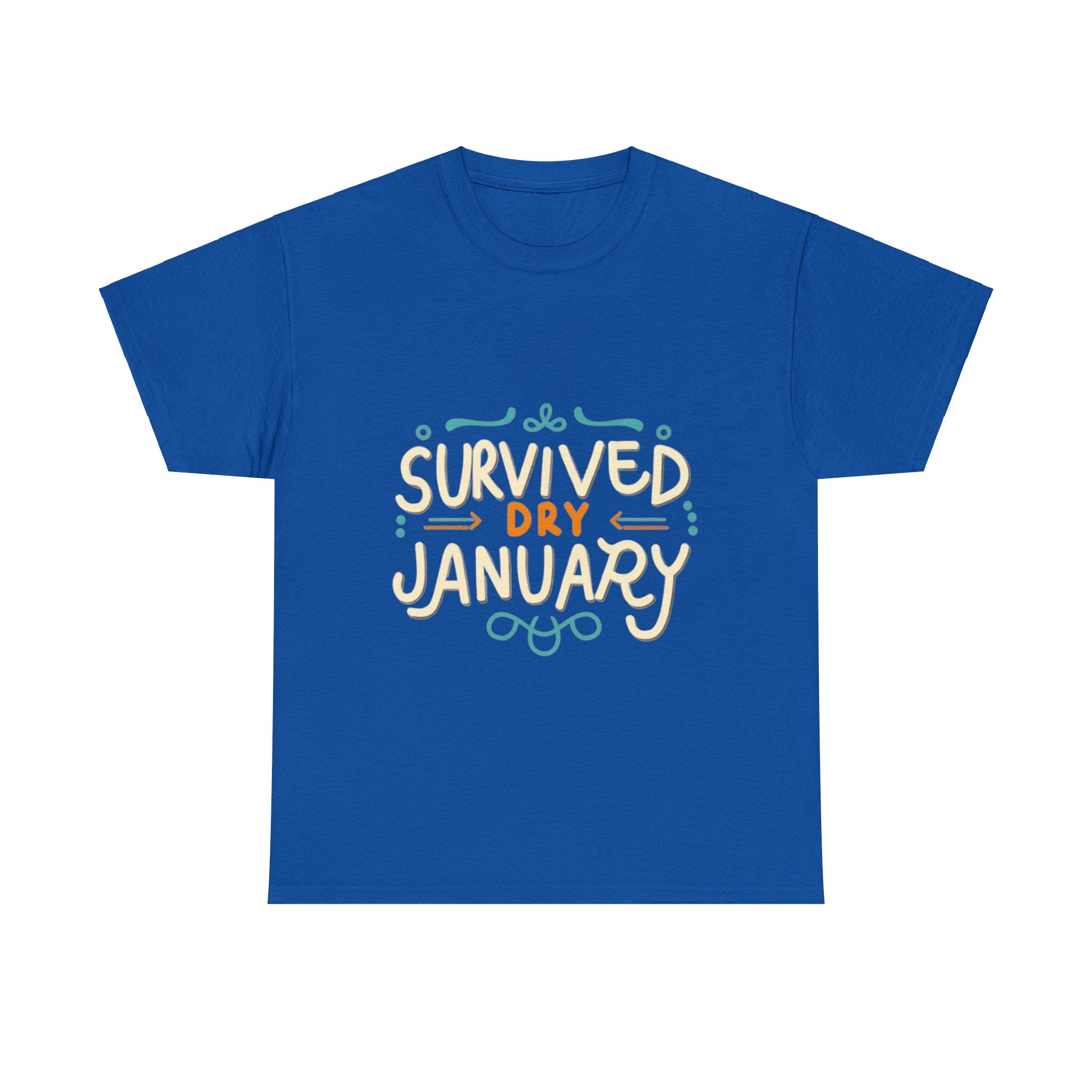 Survived Dry January - Unisex Heavy Cotton Tee