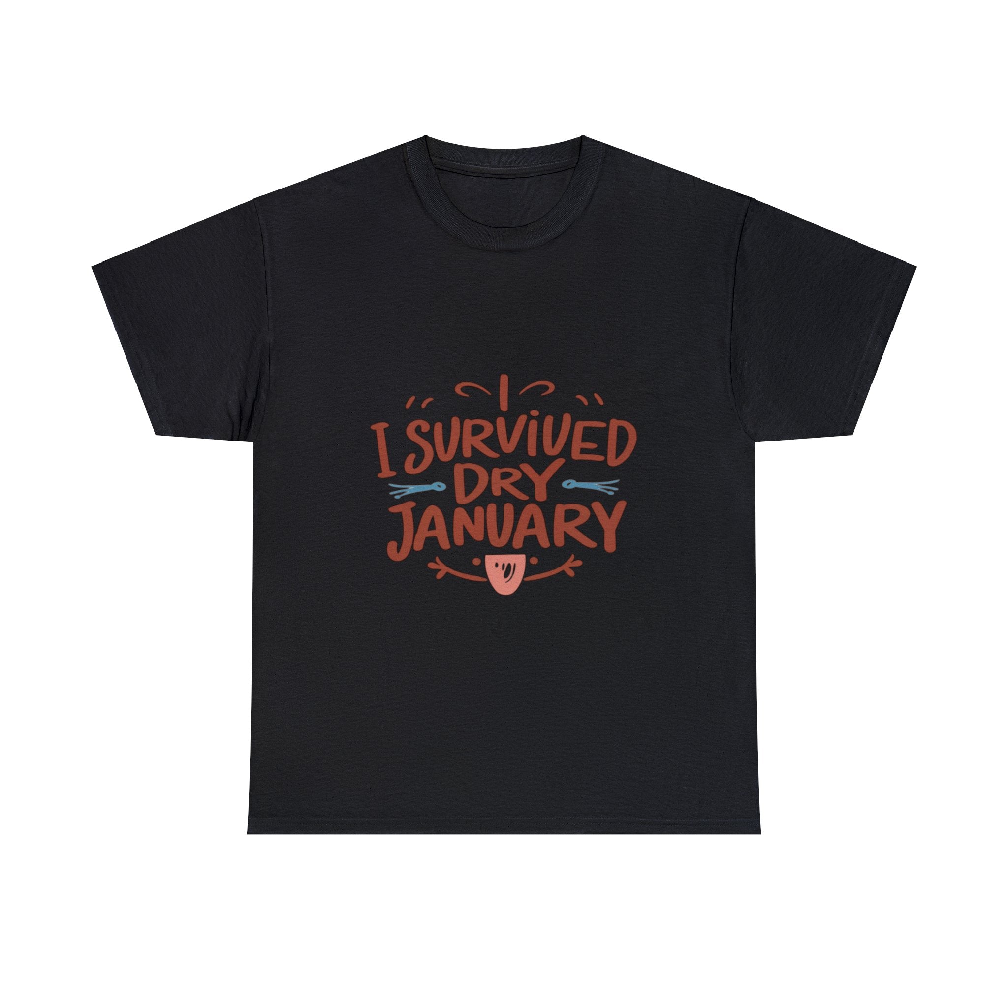 I Survived Dry January - Unisex Heavy Cotton Tee