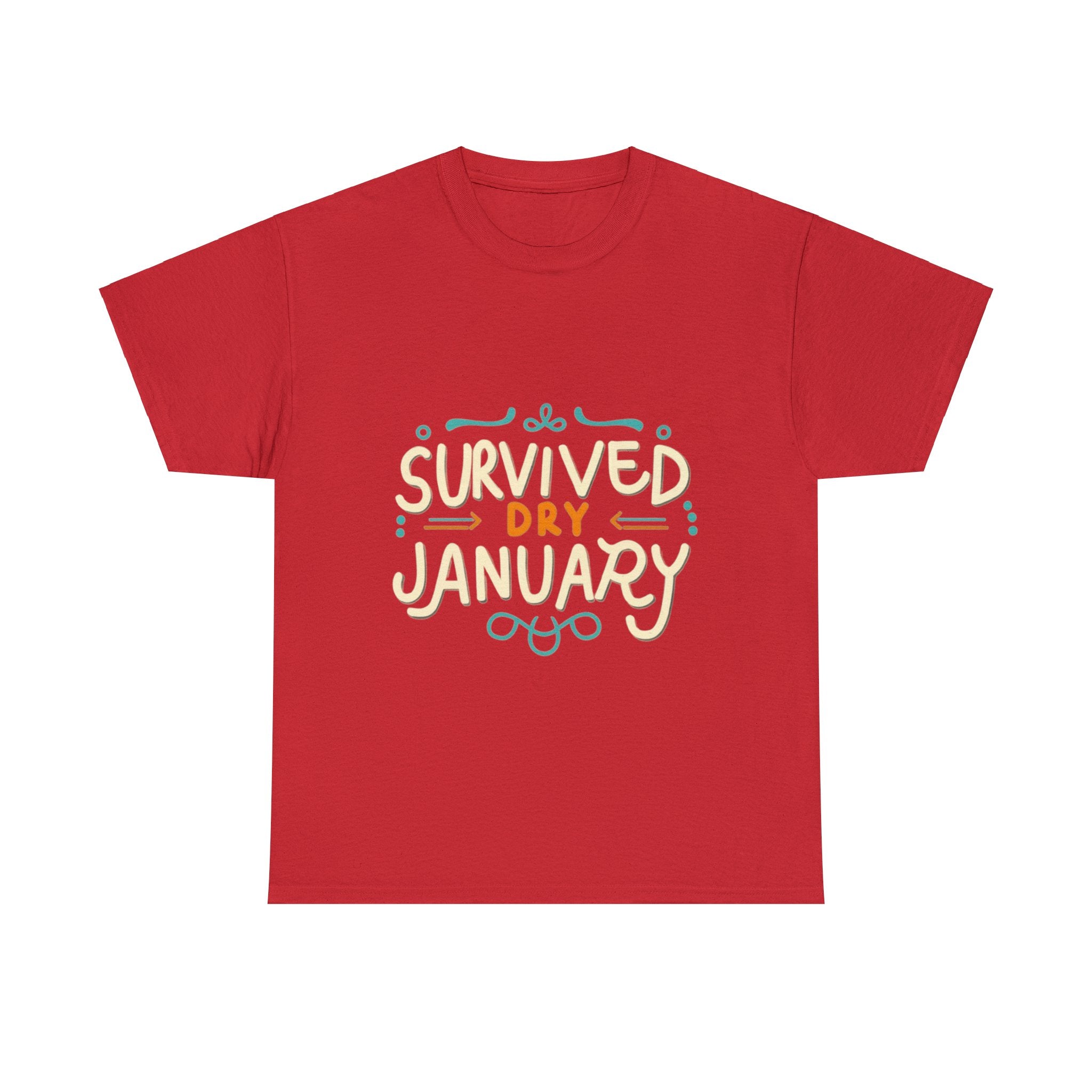 Survived Dry January - Unisex Heavy Cotton Tee