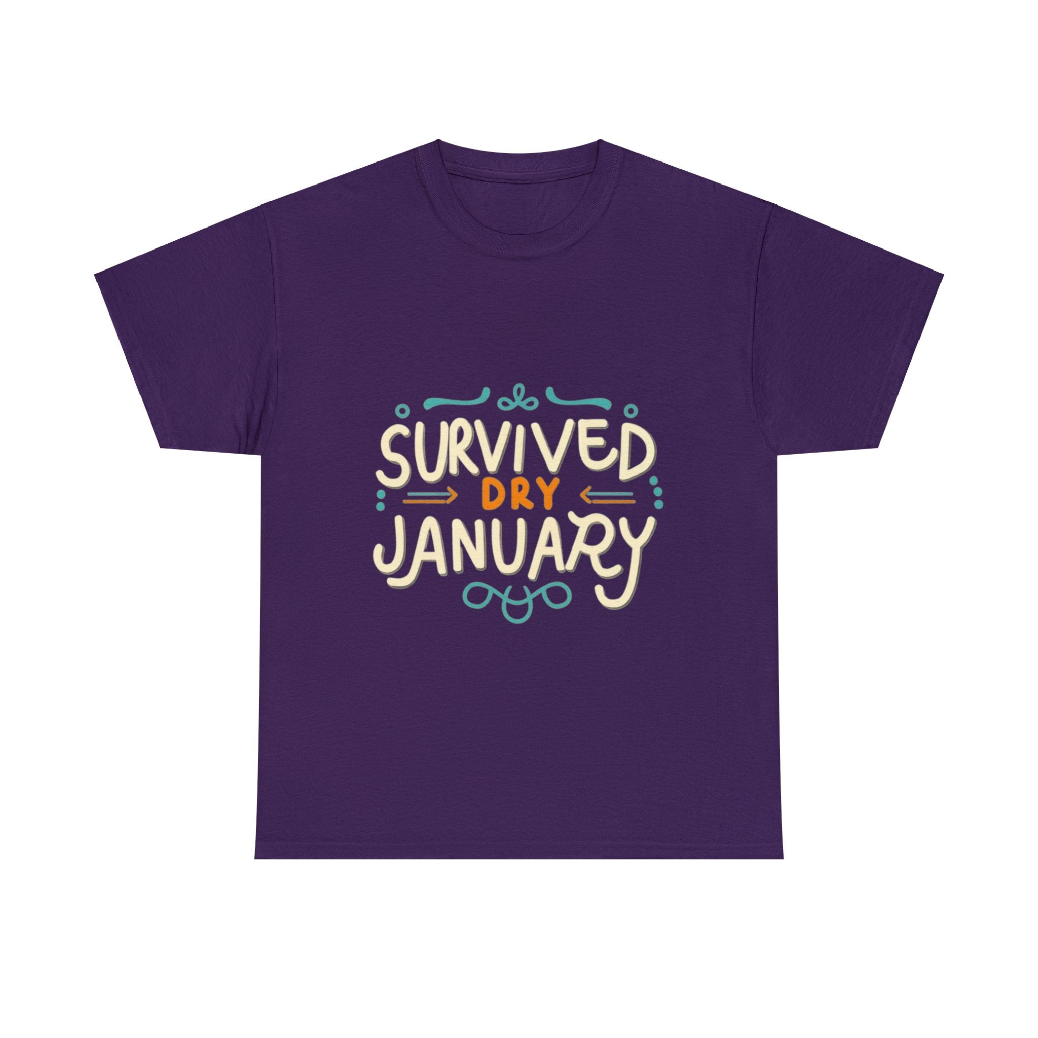 Survived Dry January - Unisex Heavy Cotton Tee