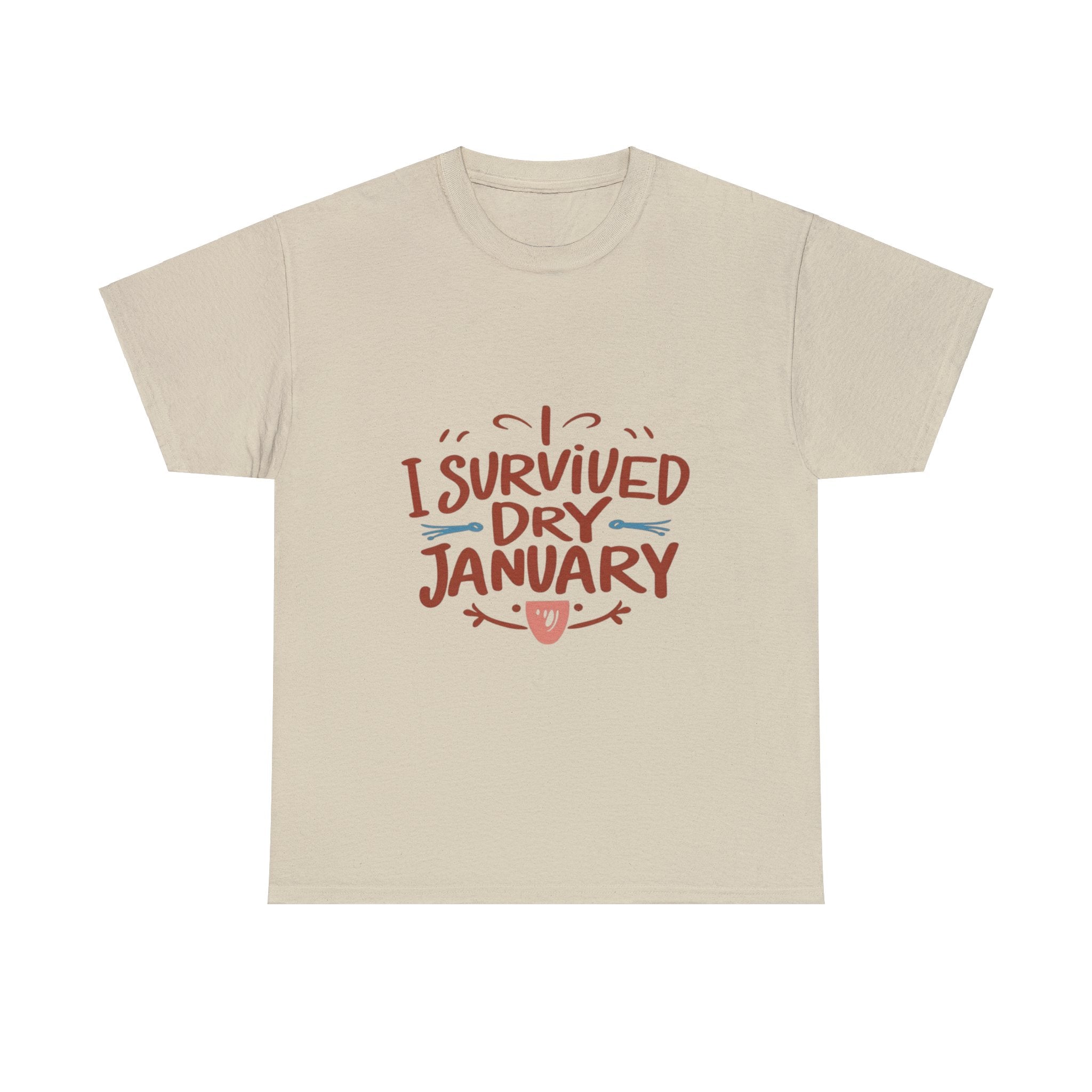 I Survived Dry January - Unisex Heavy Cotton Tee