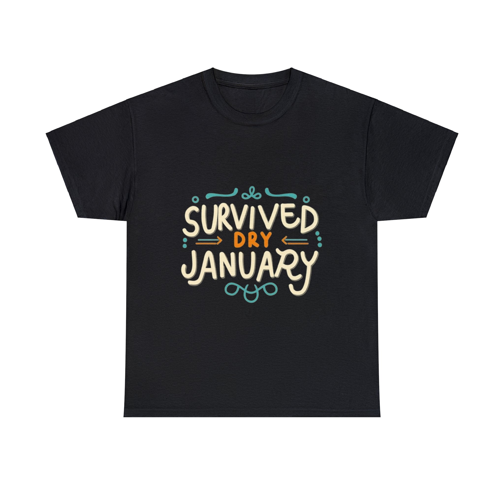 Survived Dry January - Unisex Heavy Cotton Tee