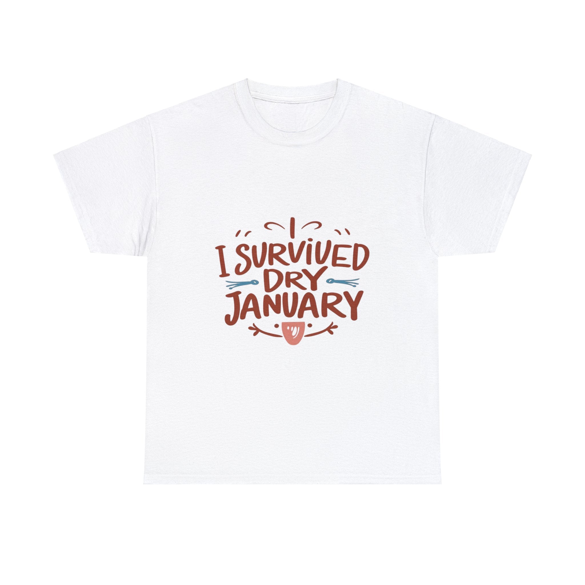 I Survived Dry January - Unisex Heavy Cotton Tee
