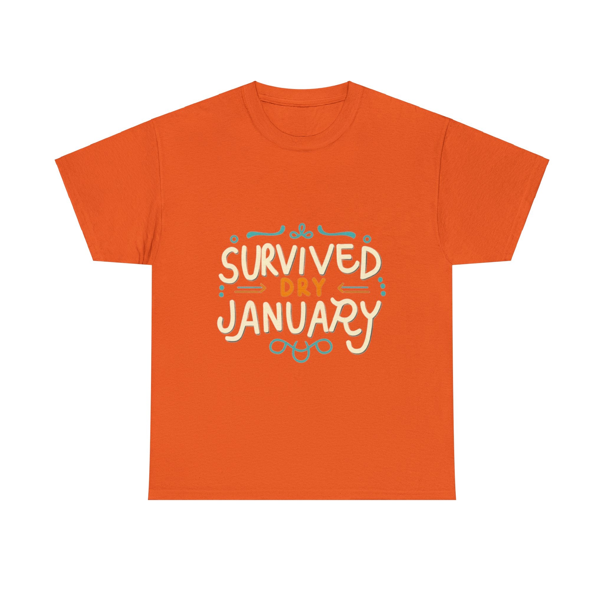 Survived Dry January - Unisex Heavy Cotton Tee