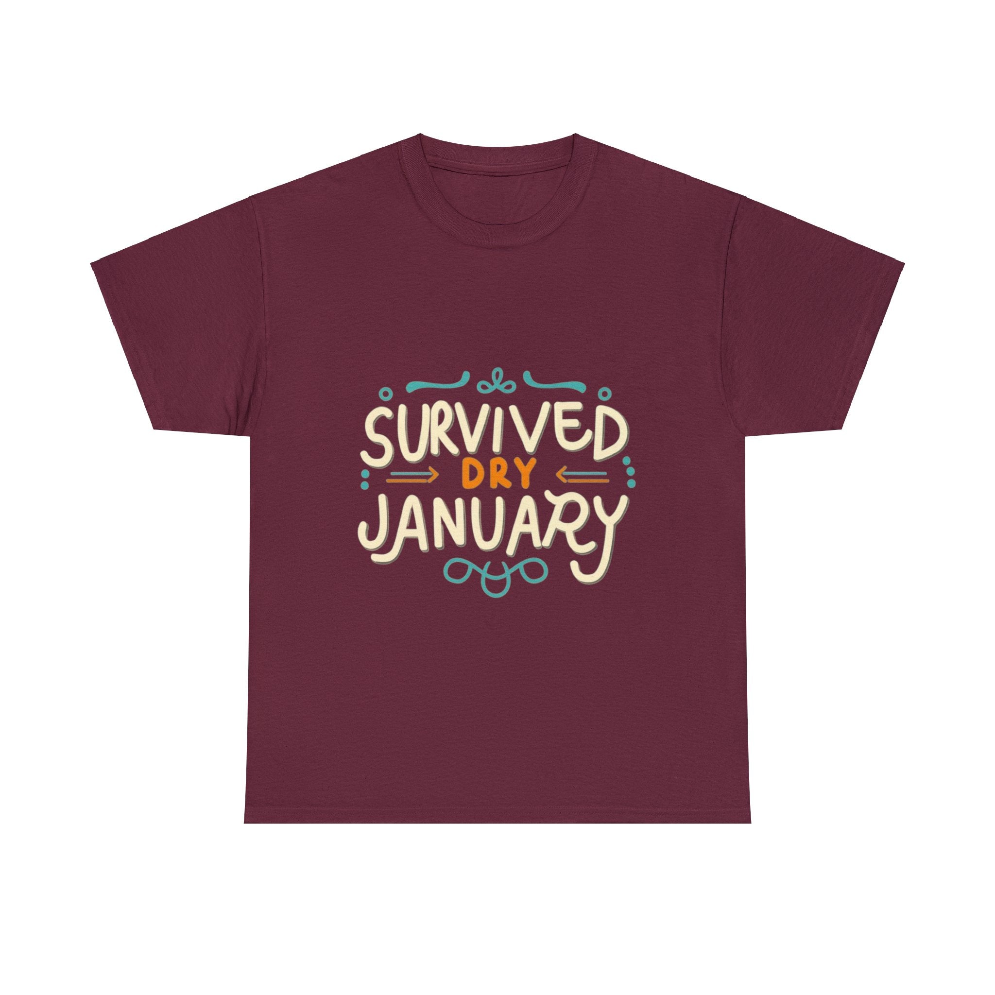 Survived Dry January - Unisex Heavy Cotton Tee