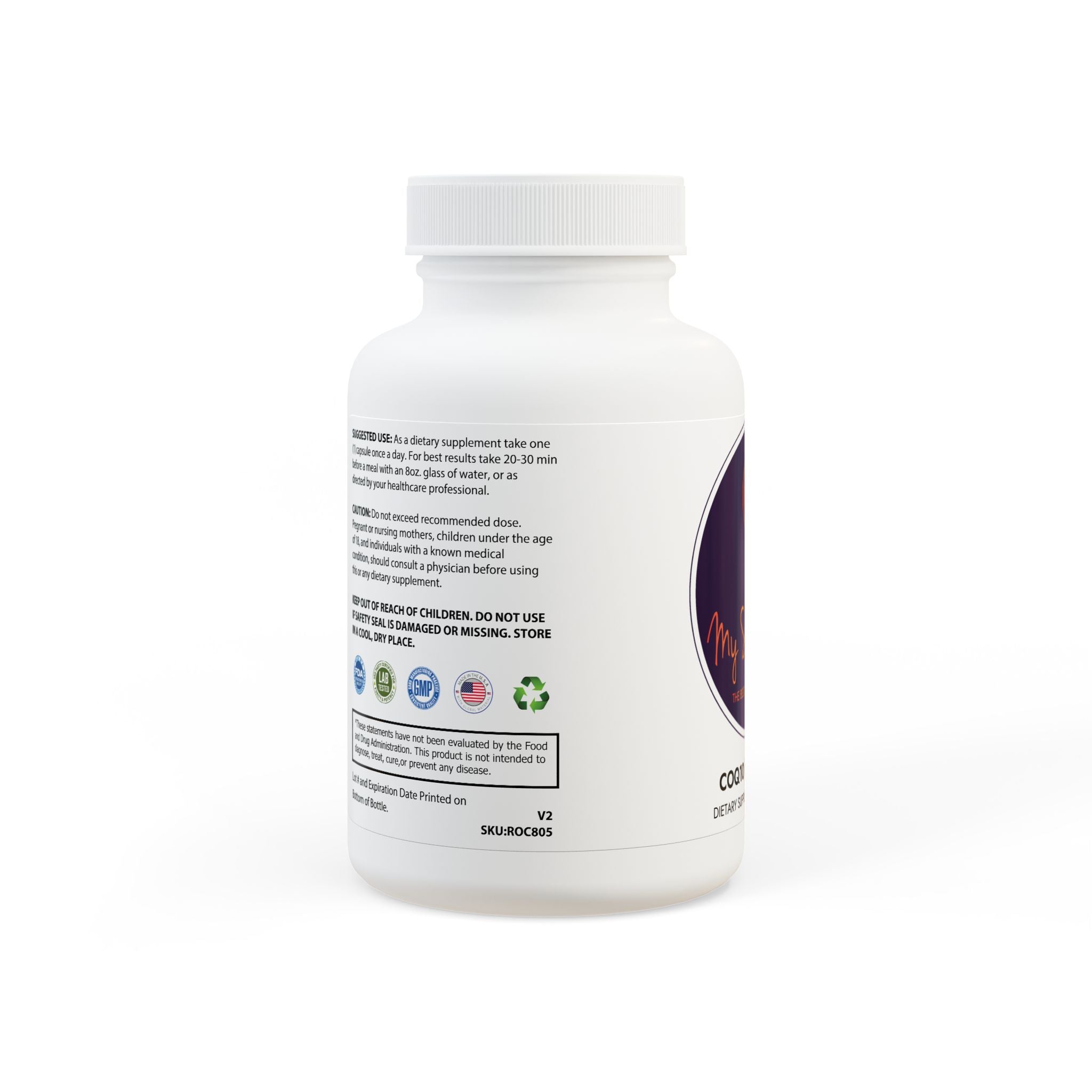 CoQ10 (Ubiquinone) Supplement (30 Capsules)