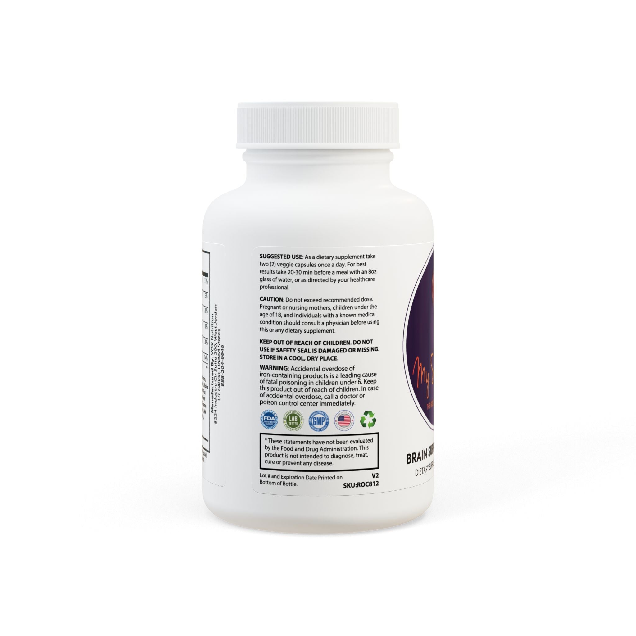 Brain Support Complex Supplement (60 Capsules)