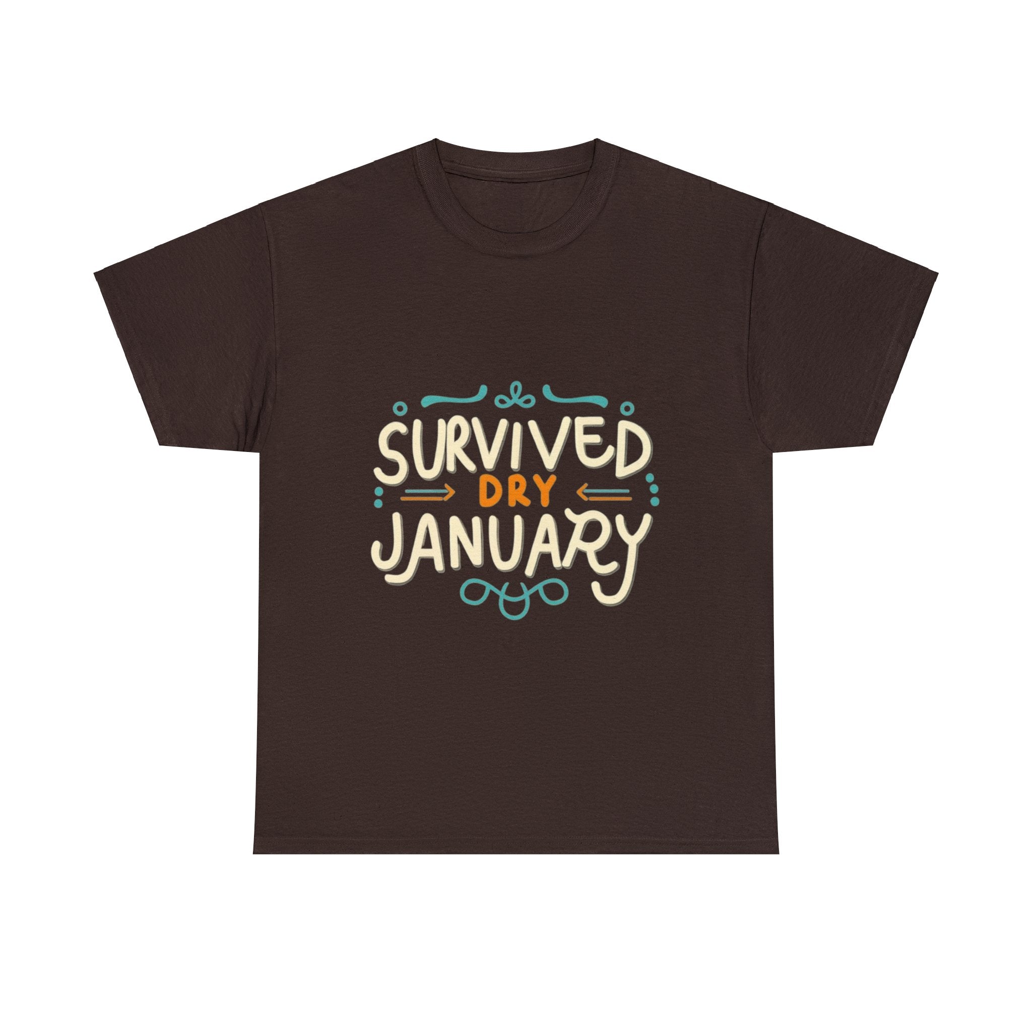 Survived Dry January - Unisex Heavy Cotton Tee
