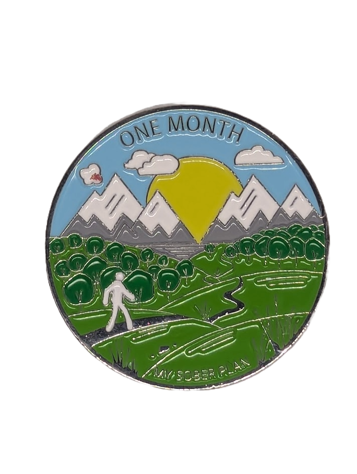 My Sober Plan - 1 Month Sobriety Chip