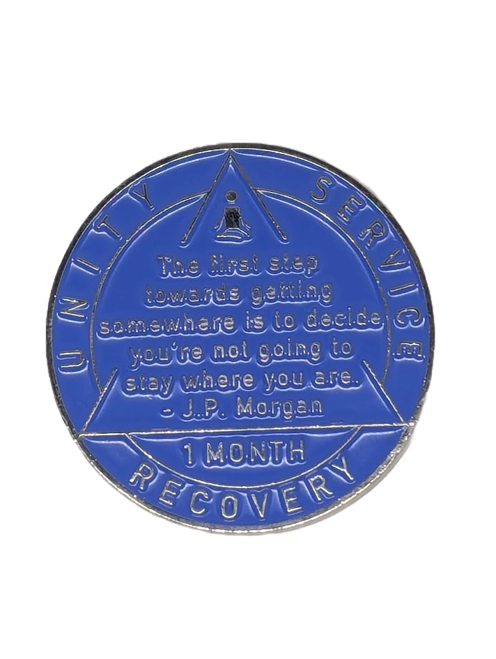 My Sober Plan - 1 Month Sobriety Chip