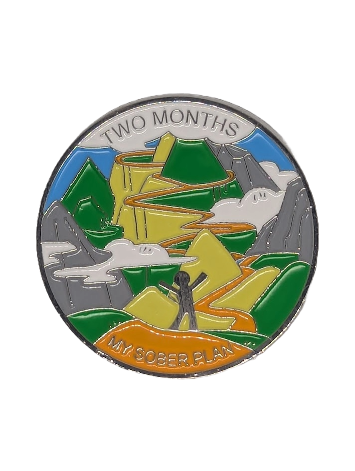 My Sober Plan - 2 Month Sobriety Chip