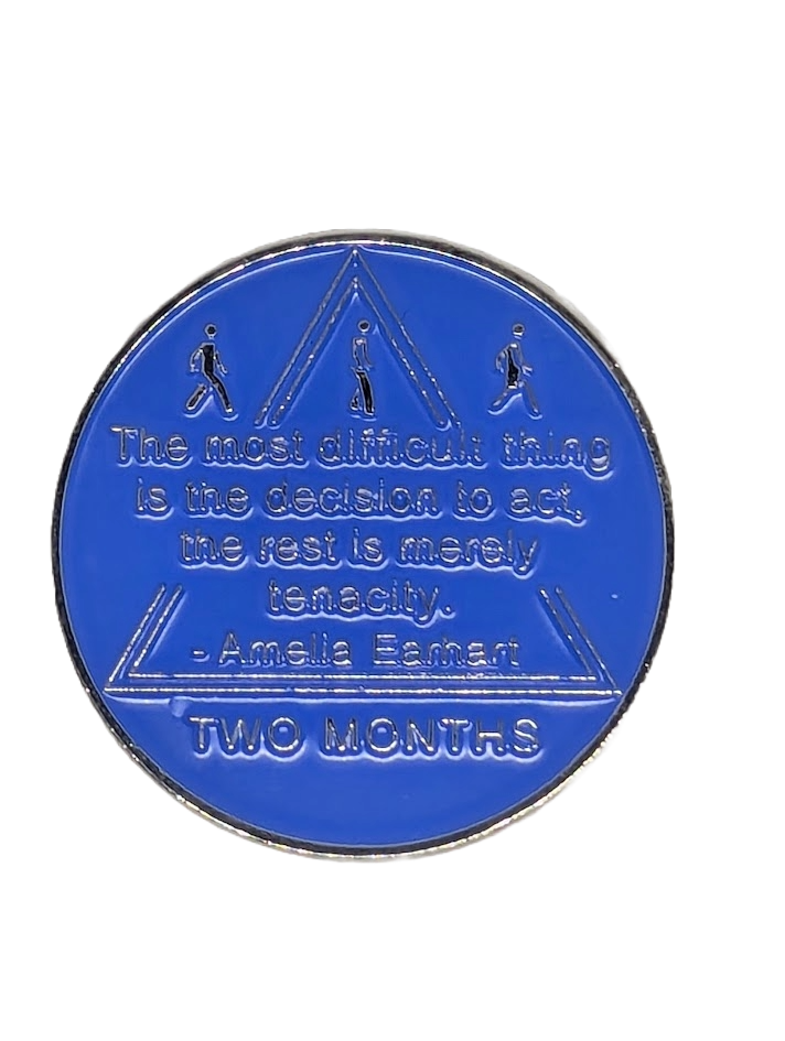 My Sober Plan - 2 Month Sobriety Chip