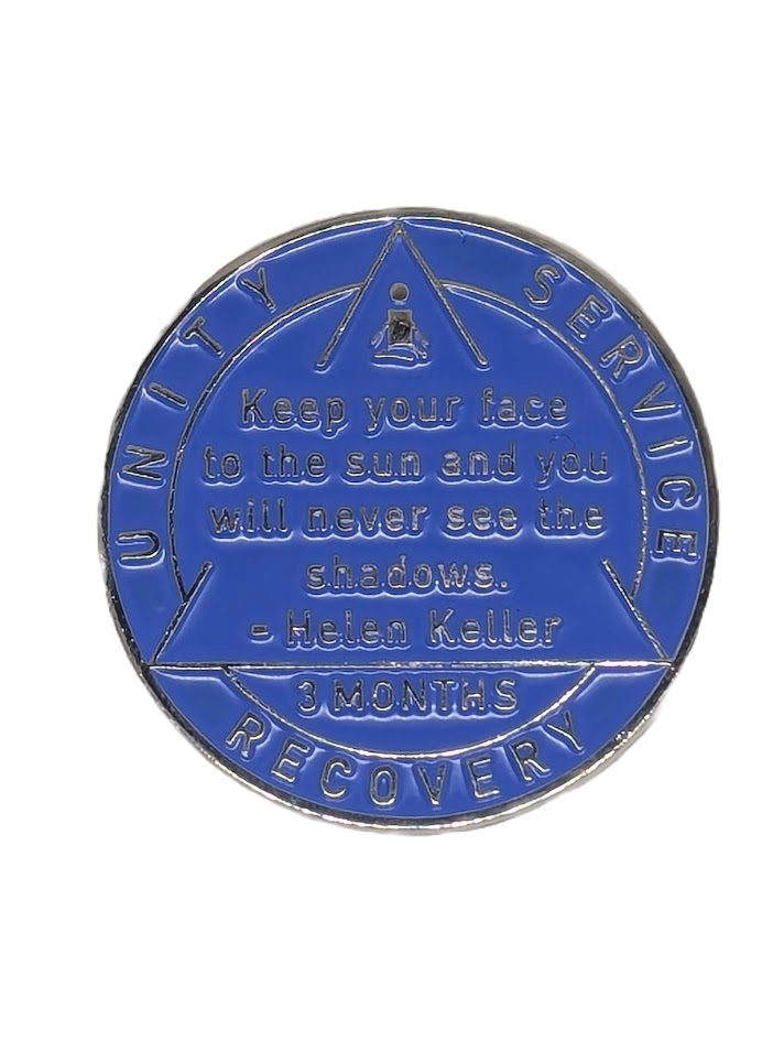 My Sober Plan - 3 Month Sobriety Chip