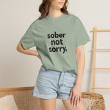 Load image into Gallery viewer, Sober Not Sorry Tee