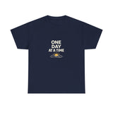 Load image into Gallery viewer, One Day At A Time — Sunrise Recovery Tee